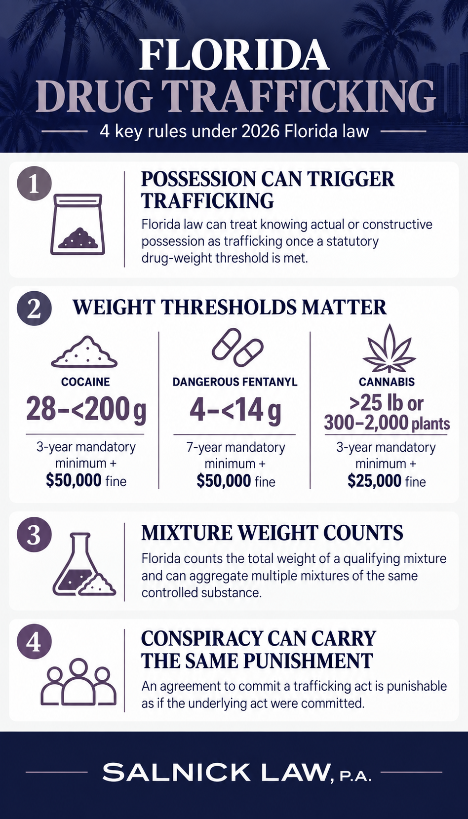 Florida Drug Trafficking Infographic